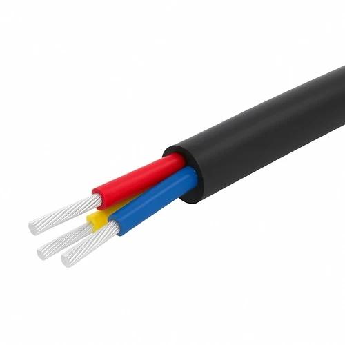 Aluminium 3 Core Round Cable 